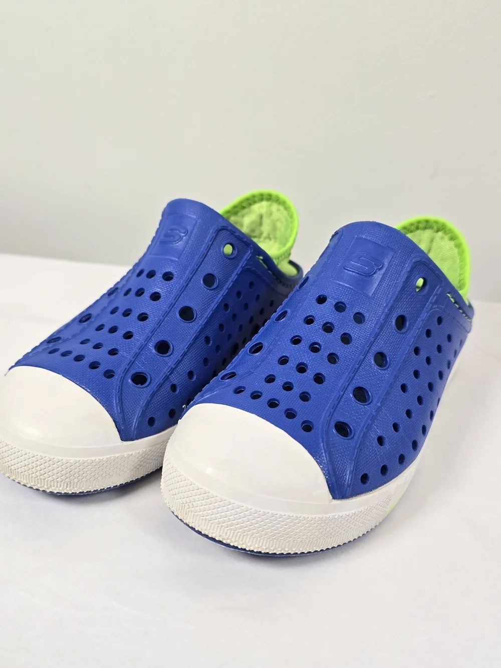 Skechers Kids Blue Slip-On Water-Friendly Sneakers